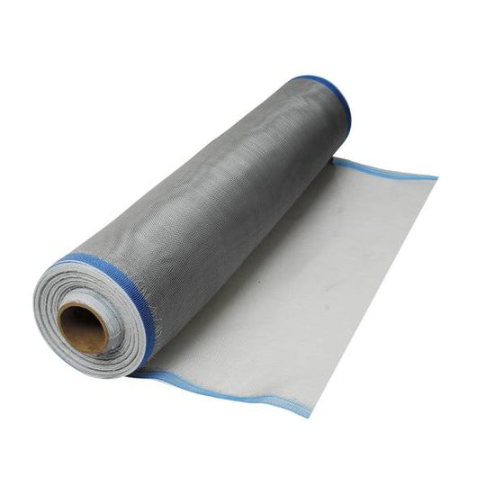 233935 Malla mosquitera plastica 0.75 x 30m gris Surtek