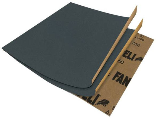 234403 Lija negra agua A-99 grado 600 9" x 11" con 50 pz Fandeli