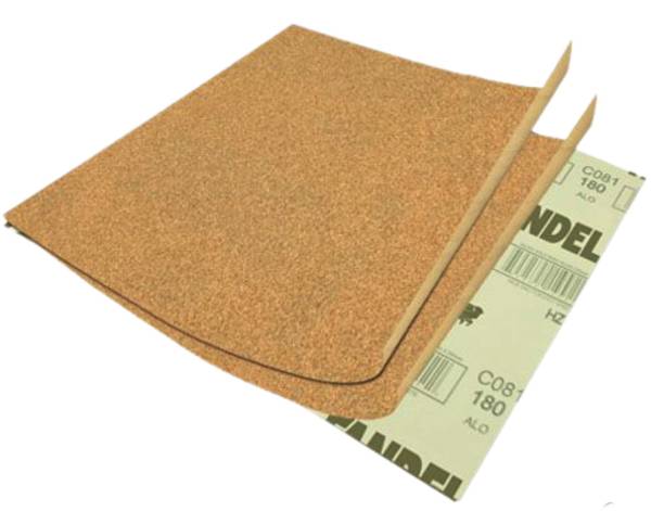 234413 Lija cafe para madera D081 grado 050 9" x 11" con 25 pz Fandeli