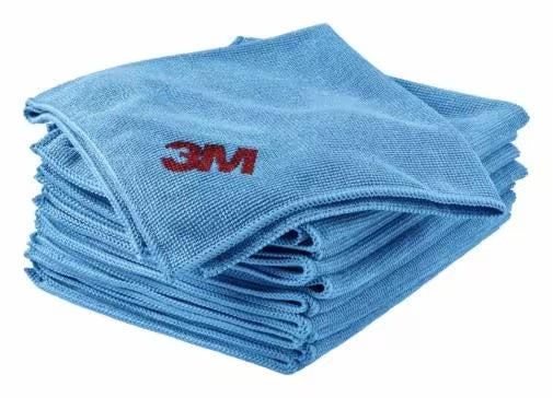 234474 Toalla de microfibra 36 x 36cm azul bolsa con 10 pz Scotch-Brite 3M