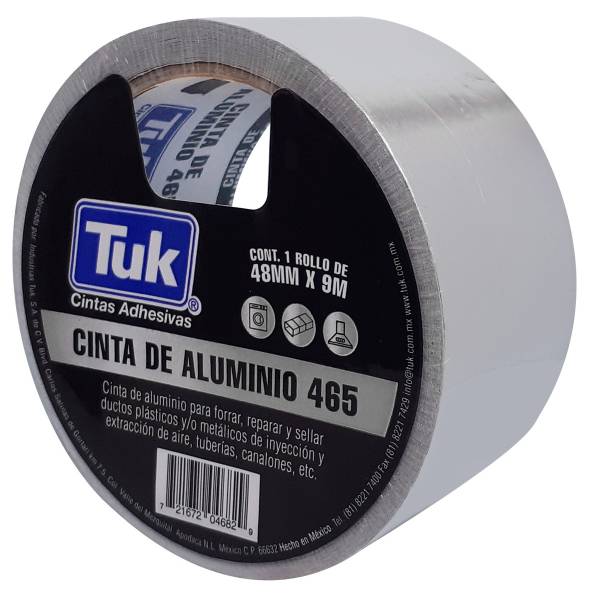 234565 Cinta de aluminio 48mm x 09mts 465 Tuk