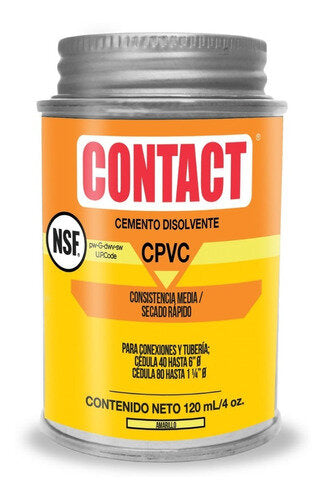 234575 Pegamento para CPVC 120ml 1/8 227 Contact