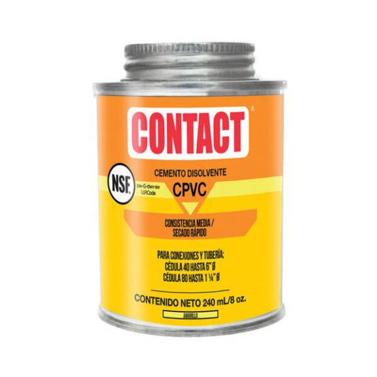 234576 Pegamento para CPVC 240ml 1/4 227 Contact
