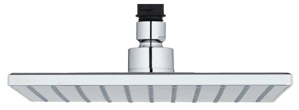 235447 Regadera sin brazo cuadrada 08" plastica cromada REGPV8 Vianti