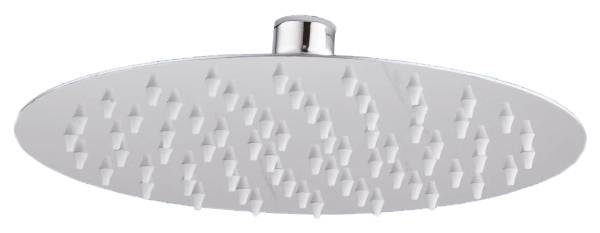 235451 Regadera sin brazo redonda 08" acero inoxidable cromada REGSSV8R Vianti