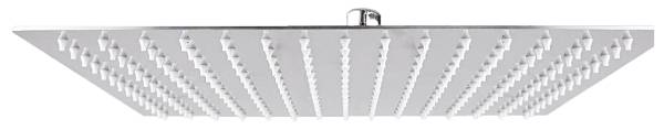 235453 Regadera sin brazo cuadrada 12" acero inoxidable cromada REGSSV12C Vianti
