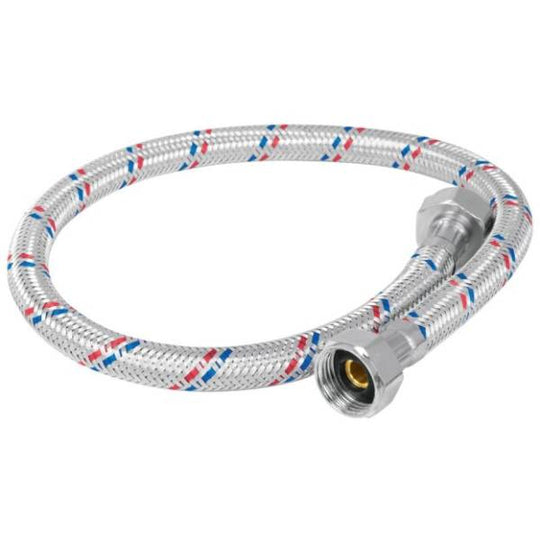 235651 Manguera para sanitario de aluminio 1/2" x 7/8" 035cm Sanitario de127835 Vianti