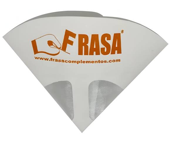 235851 Colador para pintura de papel grande 16cm con 50pz Frasa