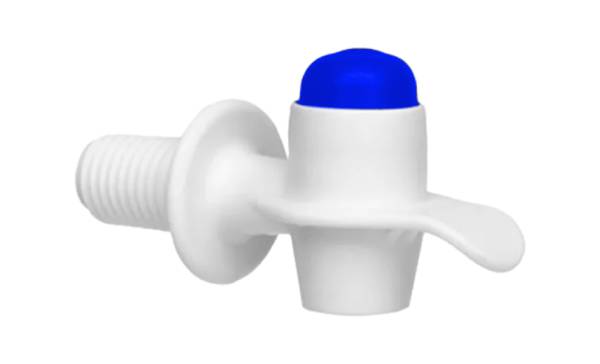 235918 Valvula dispensadora de agua boton macho 3/4" azul BTN2 Tricorp TRICORP