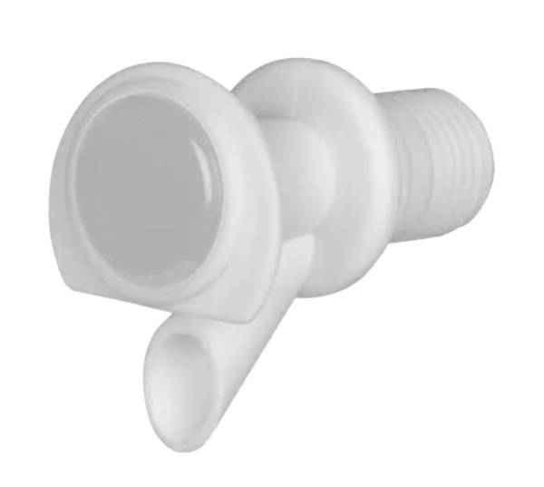 235930 Valvula para termo boton frontal macho 3/4" blanco BTN5 Tricorp TRICORP