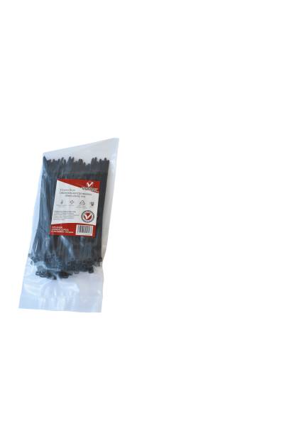 237057 Cinchos plasticos 3.5mm x 025cm con 100 negros CIPL3525N Vianti