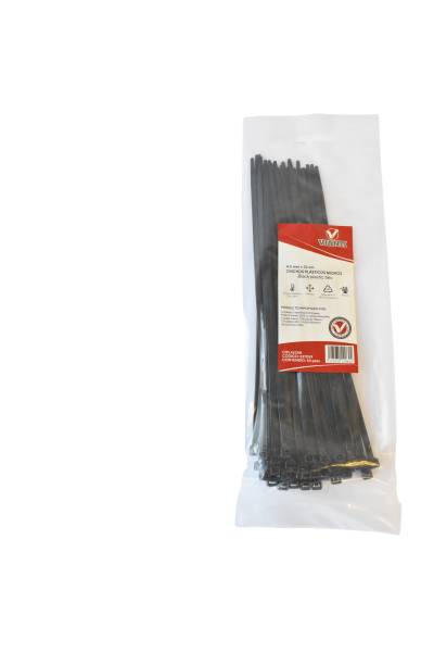 237060 Cinchos plasticos 4.5mm x 030cm con 50 negros CIPL4530N Vianti
