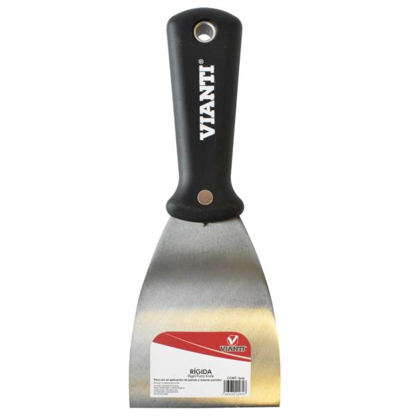 237198 Espatula rigida acero 075mm 3" mango de plastico Vianti