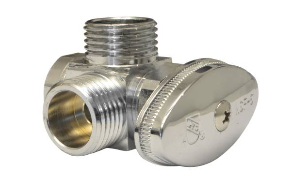 238002 Valvula control angular doble 1/2" x 1/2" laton 1/4 de vuelta IP137 Coflex COFLEX