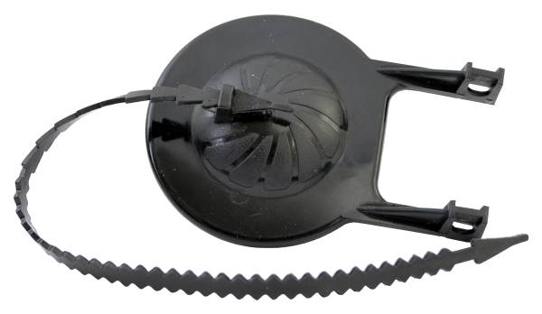 238003 Pera sapo 2" plastica negra con cadena plastica econ PB6026 Coflex