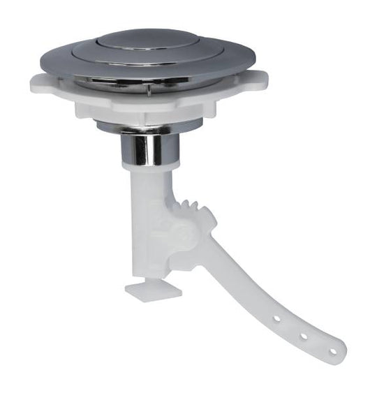 238004 Manija boton para sanitario superior cromado PB6009 Coflex