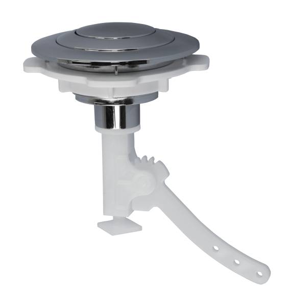 238004 Manija boton para sanitario superior cromado PB6009 Coflex