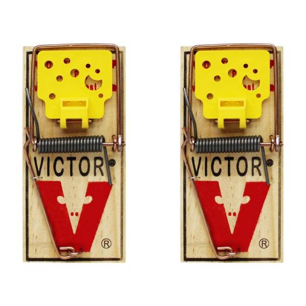238057 Ratonera de madera chica con carnada 2 pack blister Victor
