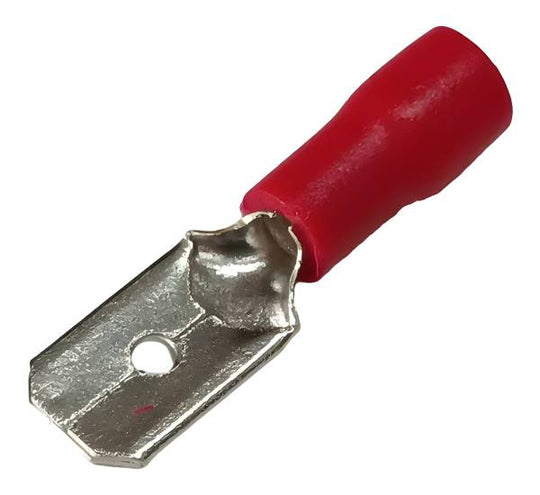 238132 Terminal macho calibre 22-16 AWG roja con 100pz Igesa