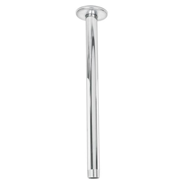 238342 Brazo para regadera de techo recto 37cm a inox cr BRRV001 Vianti