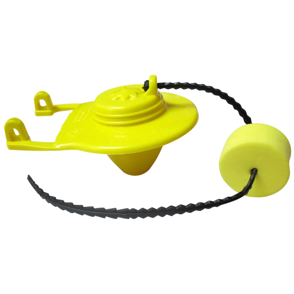 238983 Pera sapo 2" plastica amarilla con cadena plastica ahorro ajustable 9450 Fama