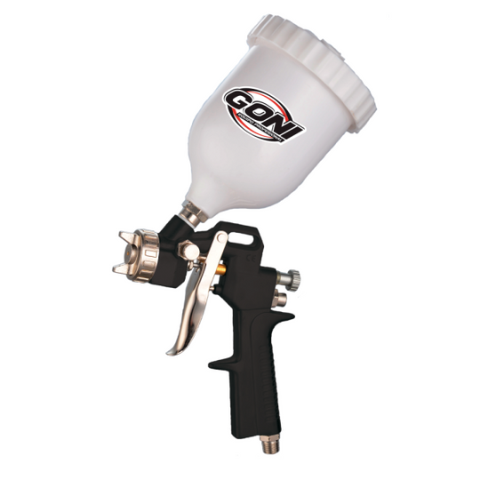 239004 Pistola para pintar de gravedad hibrida altos solidos 33012 Goni