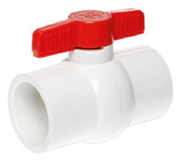 240950 Valvula esfera roscable 025mm 1" PVC Vianti VIANTI