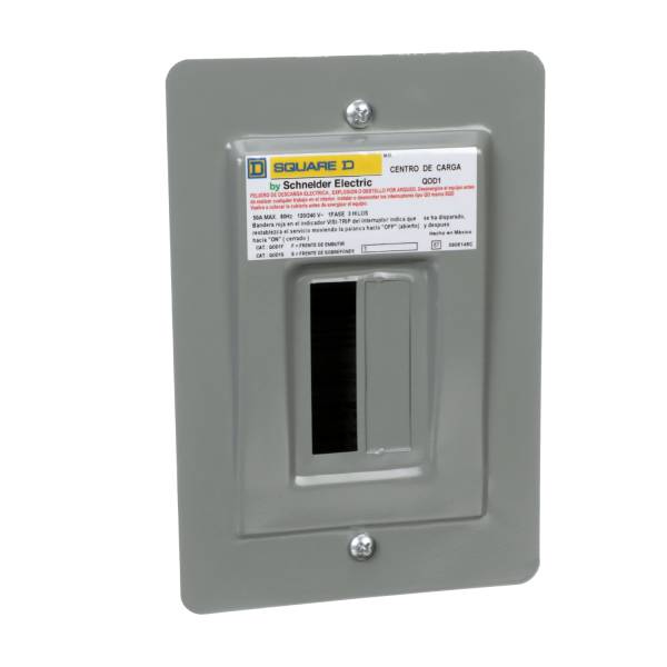 241618 Centro de carga empotrable 1 circuito 50a QOD1F Square D Schneider