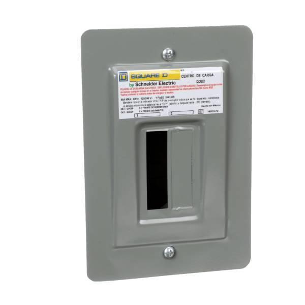 241620 Centro de carga empotrable 2 circuitos 50a QOD2F Square D Schneider