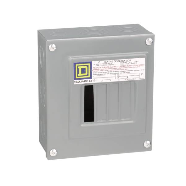 241623 Centro de carga sobreponer 4 circuitos 60a QOD4S Square D Schneider