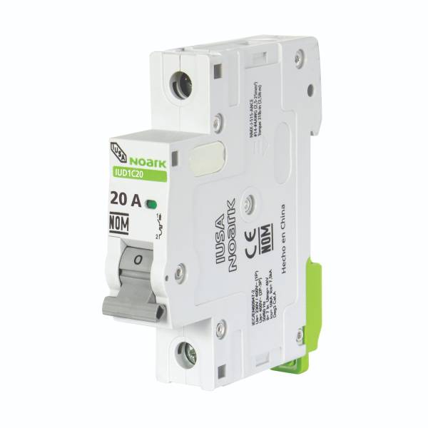 241833 Interruptor termomagnetico 1 polo 20a para riel 616889 Iusa