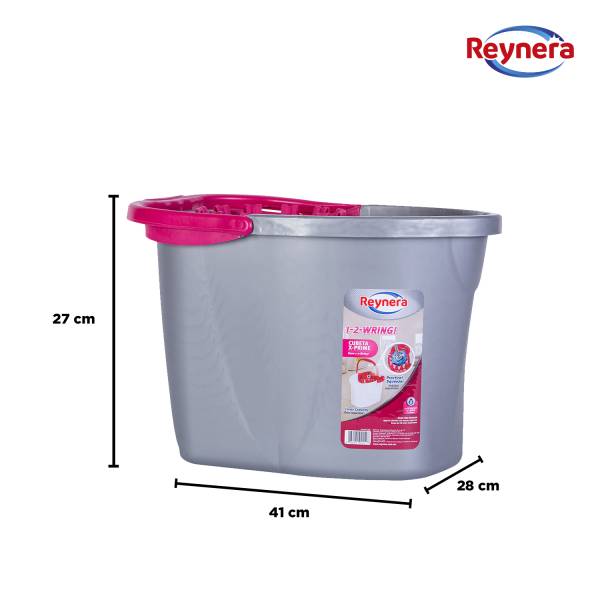 279665 Cubeta plastica con exprimidor para trapeador 12 lt Xprime Reynera