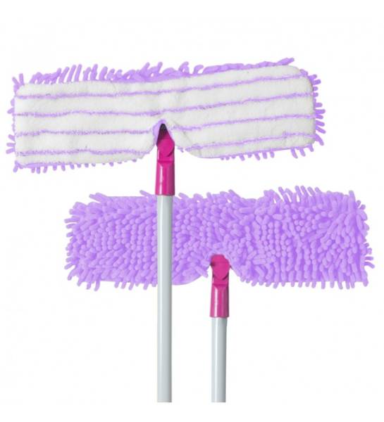 279678 Sacudidor mop de microfibra doble accion con peine Reynera