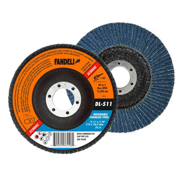 279738 Disco laminado 4-1/2" x 7/8" g060 DL 511 Eco Fandeli