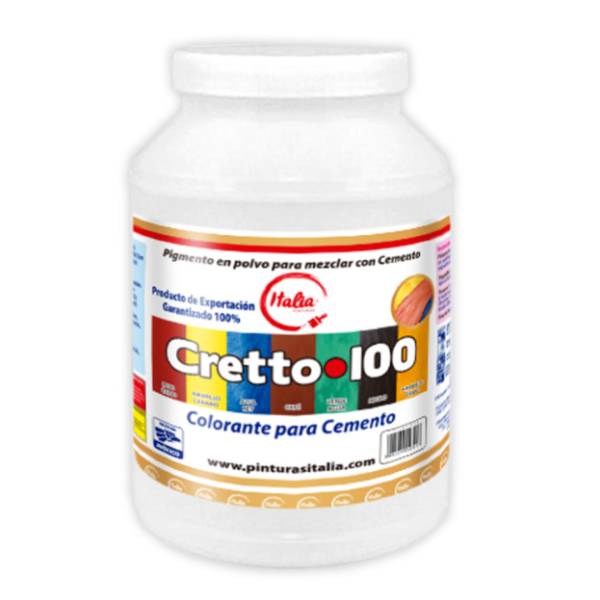 279827 Color para cemento rojo 1kg Cretto
