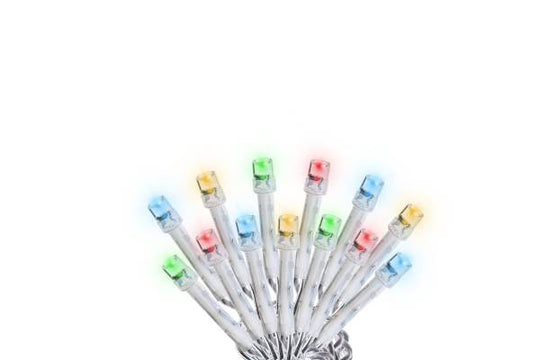 280272 Serie navideña 100 luces led multicolor cable transparente 8 funciones Vianti