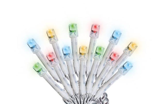 280277 Serie navideña 200 luces led multicolor cable transparente 8 funciones Vianti