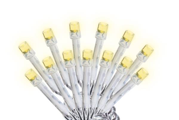 280279 Serie navideña 300 luces led calida cable transparente 8 funciones Vianti
