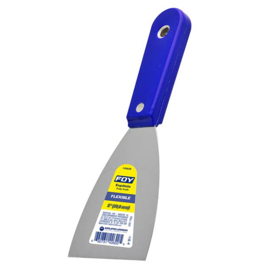 280467 Espatula flexible acero 050mm 2" mango de plastico FOY