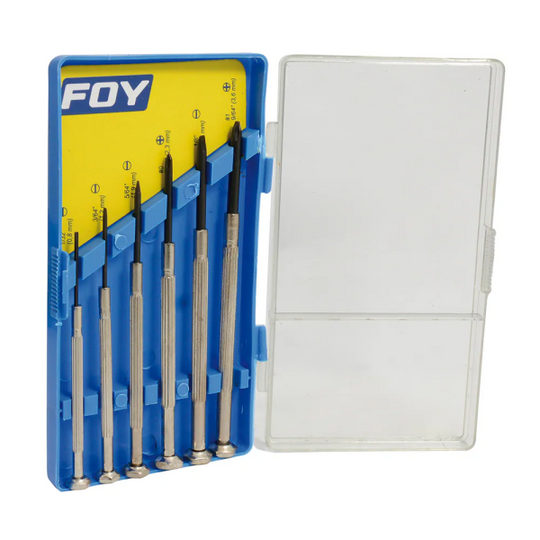 280492 Juego desarmadores para joyero metalicos 6pz 141616 FOY