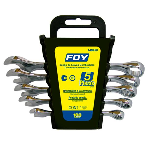 280494 Juego llaves combinadas 5pz FOY