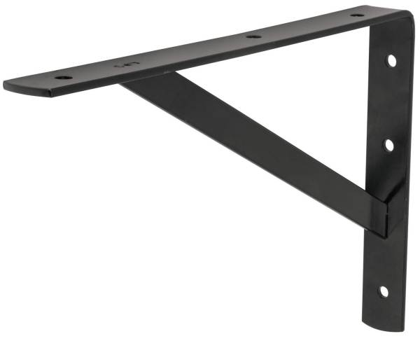 280625 Mensula de acero 8" x 12" negra reforzada Vianti