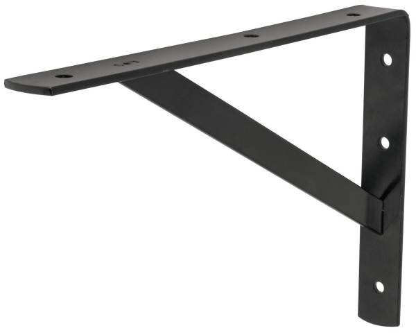 280626 Mensula acero 10" x 16" negra reforzada Vianti