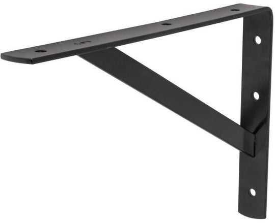 280627 Mensula de acero 13" x 20" negra reforzada Vianti