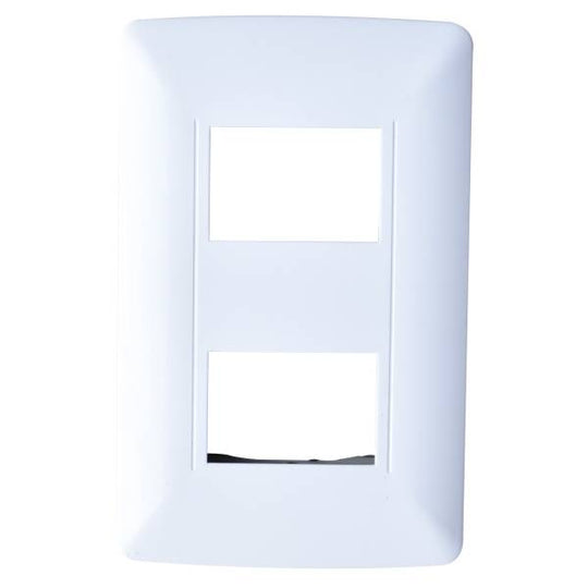 280664 Placa 2 ventanas blanco Vianti
