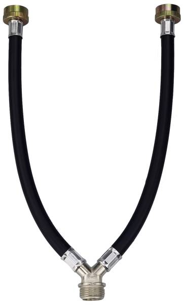 280682 Manguera para lavadora "Y" PVC negro 3/4" x 3/4" 030cm Vianti