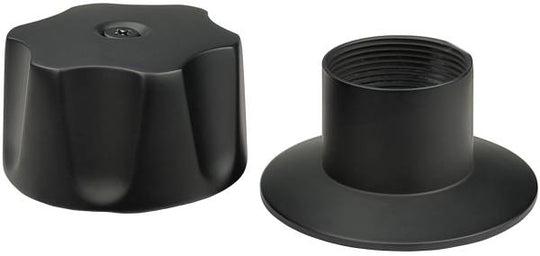280686 Maneral para regadera con chapeton standard negro con 2pz Vianti