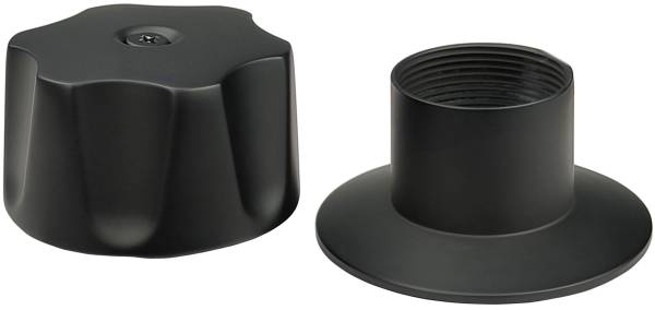 280686 Maneral para regadera con chapeton standard negro con 2pz Vianti