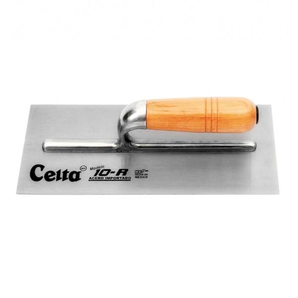280815 Llana lisa 10 remaches 11" x 5" mango de madera 10R Celta