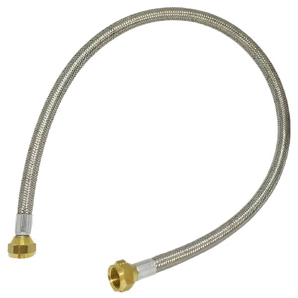 280854 Manguera para gas aluminio UG 010 3/8" x 3/8" 300 cm tuerca/laton Delca/Mareocsa
